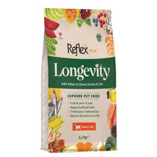 Reflex Plus Longevity Hipoalerjenik Yetişkin Kedi Maması 1.1kg