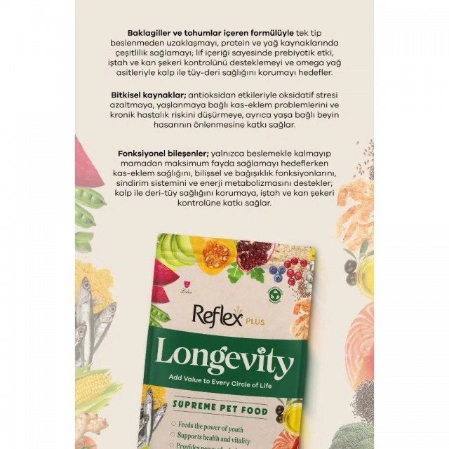 Reflex Plus Longevity X-Small Breed Adult Hipoalerjenik Çok Küçük Irk Yetişkin Köpek Maması 700 Gr