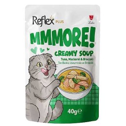 Reflex Plus MMMore Ton Balıklı, Uskumrulu ve Brokolili Kedi Çorbası 40gr