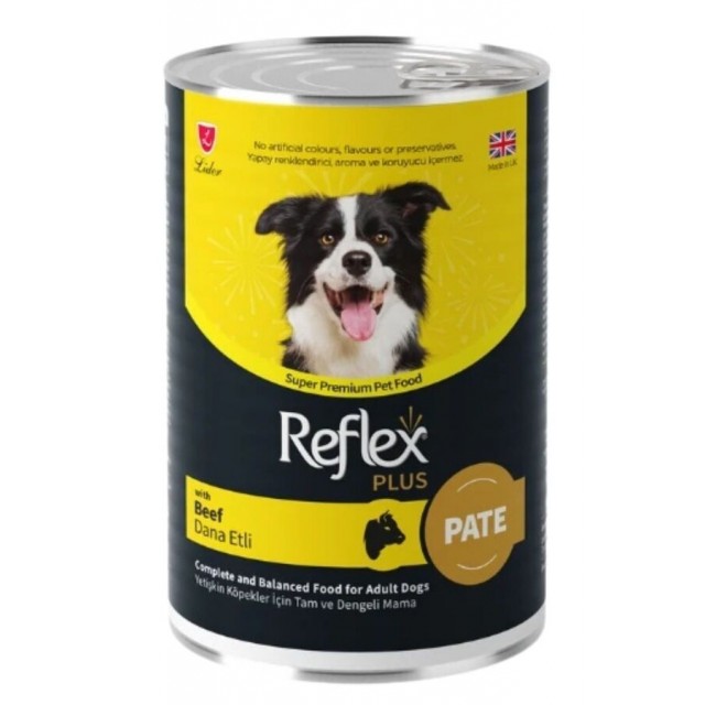 Reflex Plus Pate İçinde Dana Etli Yetişkin Köpek Konservesi 395gr