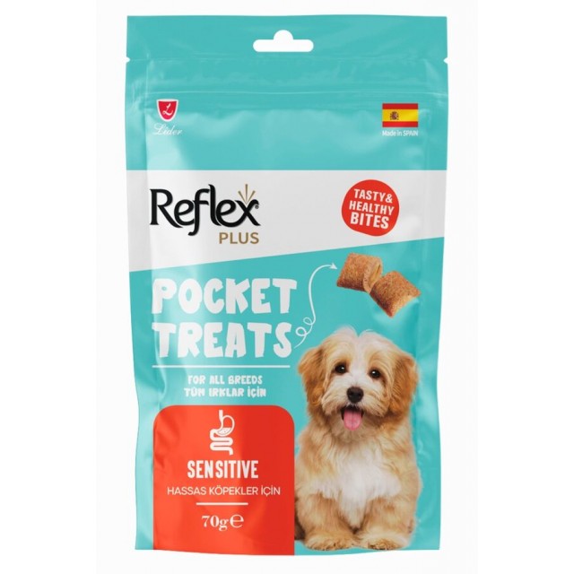 Reflex Plus Pocket Treats Hassas Köpekler İçin Köpek Ödül Maması 70gr