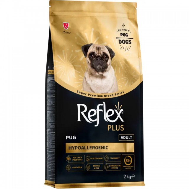Reflex Plus Pug Adult Yetişkin Köpek Maması 2 Kg