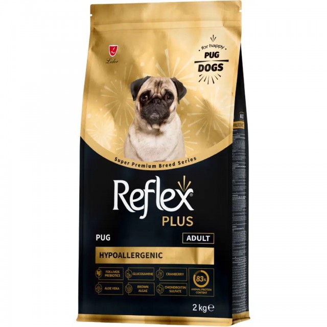 Reflex Plus Pug Adult Yetişkin Köpek Maması 2 Kg