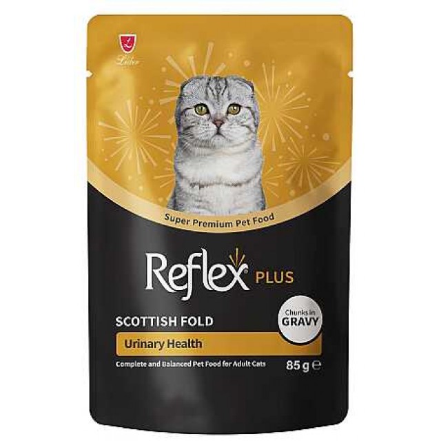 Reflex Plus Scottish Fold Yetişkin Kedi Konservesi 85gr