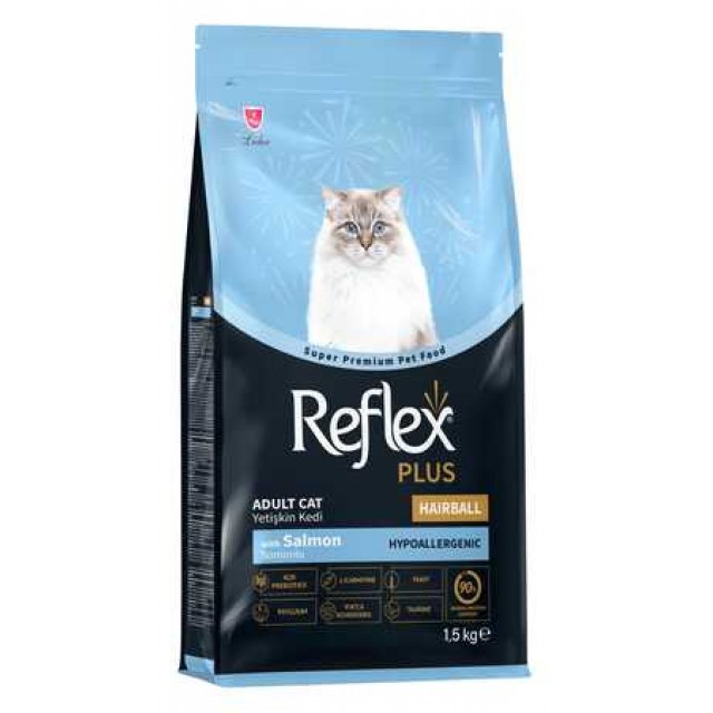Reflex Plus Hairball Somonlu Yetişkin Kedi Maması 1,5kg