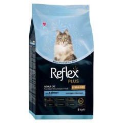 Reflex Plus Somonlu Kısırlaştırılmış Kedi Maması 8kg