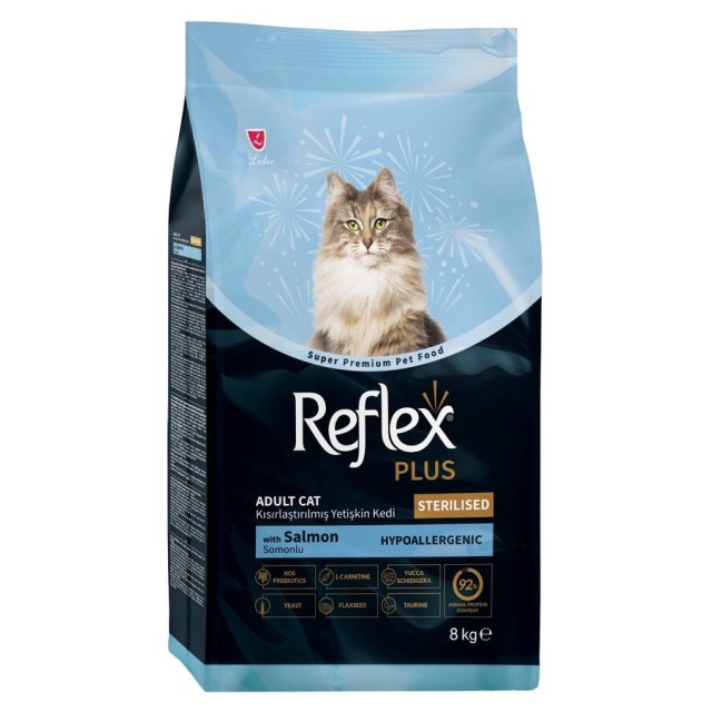 Reflex Plus Somonlu Kısırlaştırılmış Kedi Maması 8kg