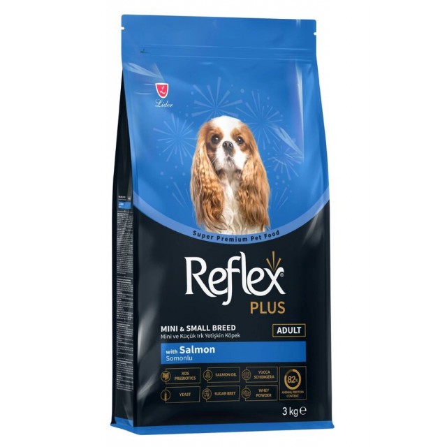 Reflex Plus Somonlu Küçük Irk Yetişkin Köpek Maması 3kg