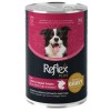 Reflex Plus Sos İçinde Et Parçacıklı Kuzu Etli ve Tatlı Patatesli Yetişkin Köpek Konservesi 400gr