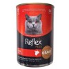 Reflex Plus Sos İçinde Et Parçacıklı Kuzu Etli Yetişkin Kedi Konservesi 400gr