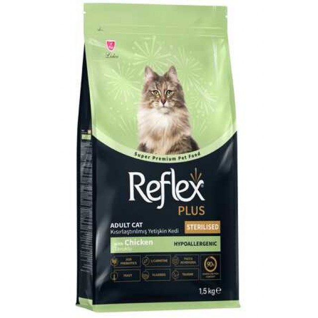 Reflex Plus Tavuklu Kısırlaştırılmış Kedi Maması 1,5kg