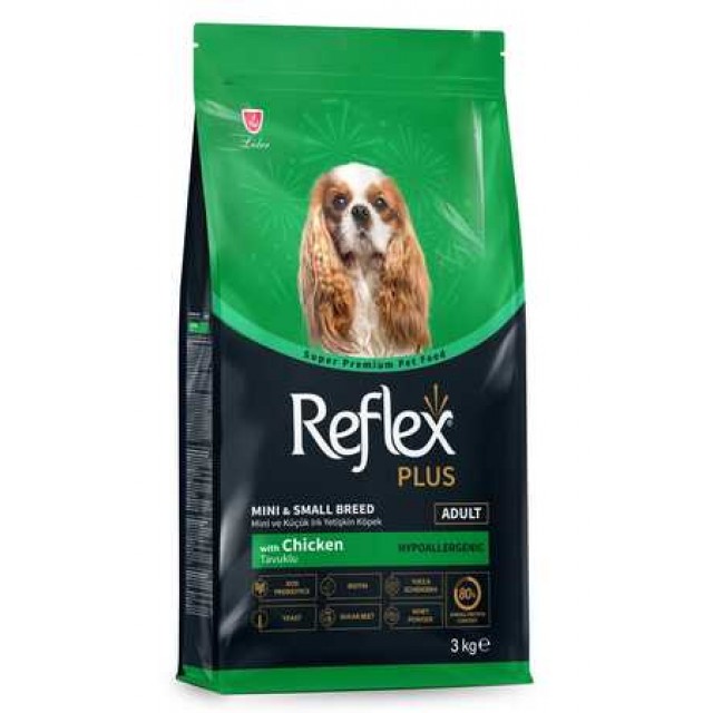 Reflex Plus Tavuklu Küçük Irk Yetişkin Köpek Maması 3kg