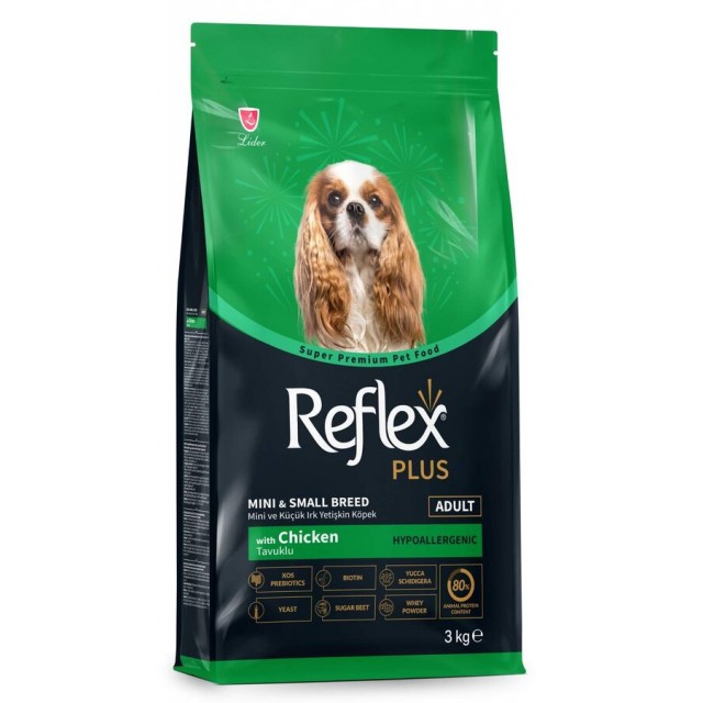 Reflex Plus Tavuklu Küçük Irk Yetişkin Köpek Maması 3kg