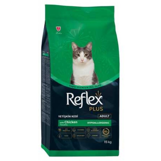 Reflex Plus Tavuklu Yetişkin Kedi Maması 15kg