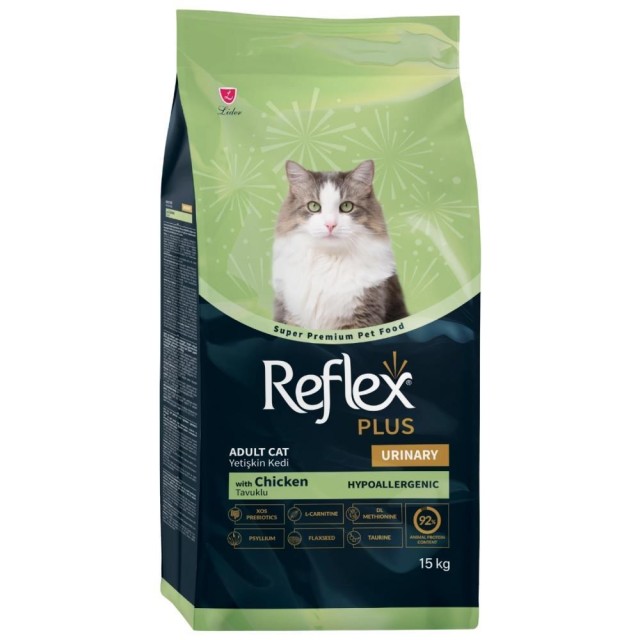 Reflex Plus Urinary Tavuklu Kedi Maması 15 kg