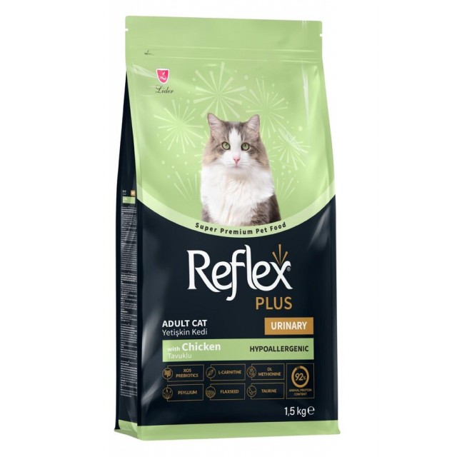 Reflex Plus Urinary Tavuklu Yetişkin Kedi Maması 1,5kg