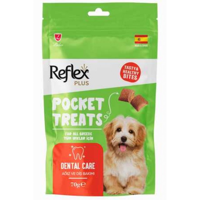 Reflex Pocket Treats Ağız ve Diş Sağlığı için Köpek Ödül Maması 70gr
