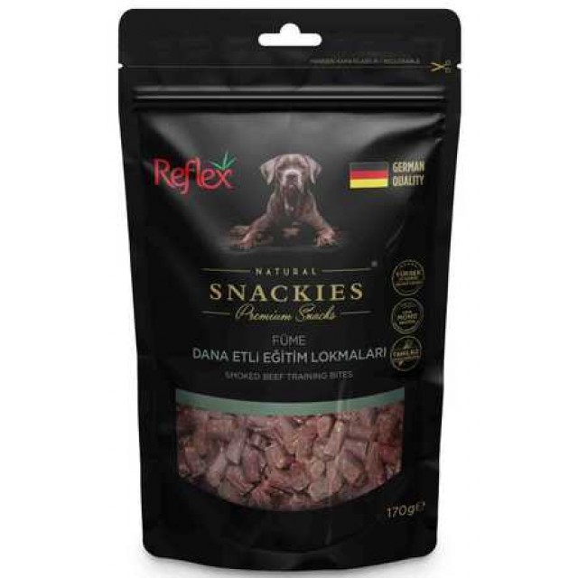 Reflex Snackies Füme Dana Etli Eğitim Lokmaları Köpek Ödül Maması 170gr