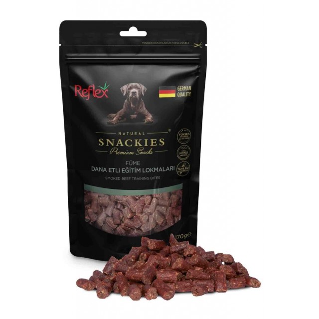 Reflex Snackies Füme Dana Etli Eğitim Lokmaları Köpek Ödül Maması 170gr