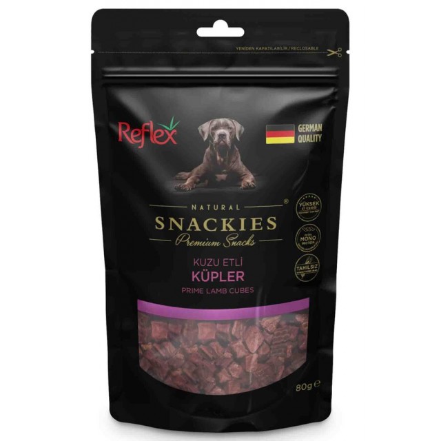 Reflex Snackies Kuzu Etli Küpler Köpek Ödül Maması 80gr