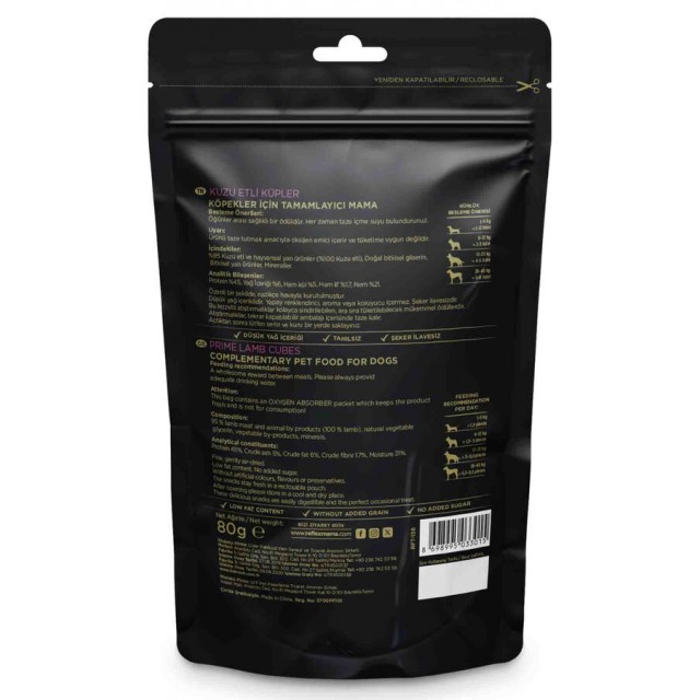 Reflex Snackies Kuzu Etli Küpler Köpek Ödül Maması 80gr