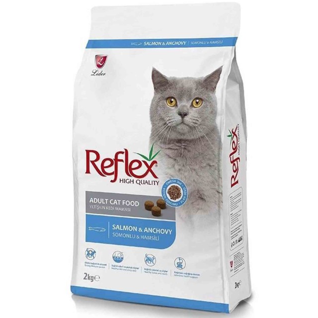 Reflex Somonlu ve Hamsili Yetişkin Kedi Maması 2kg