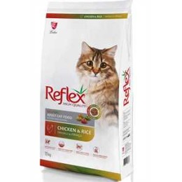 Reflex Tavuklu Renkli Taneli Yetişkin Kedi Maması 15kg