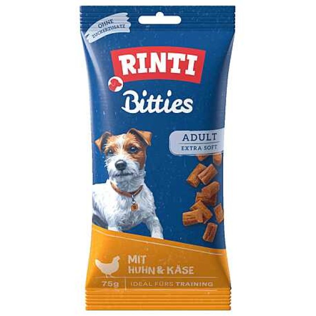 Rinti Bitties Tavuk ve Peynirli Köpek Ödülü 75gr