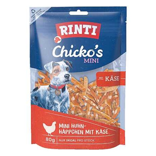Rinti Chicko Tavuklu ve Peynirli Mini Çubuk Köpek Ödülü 80gr