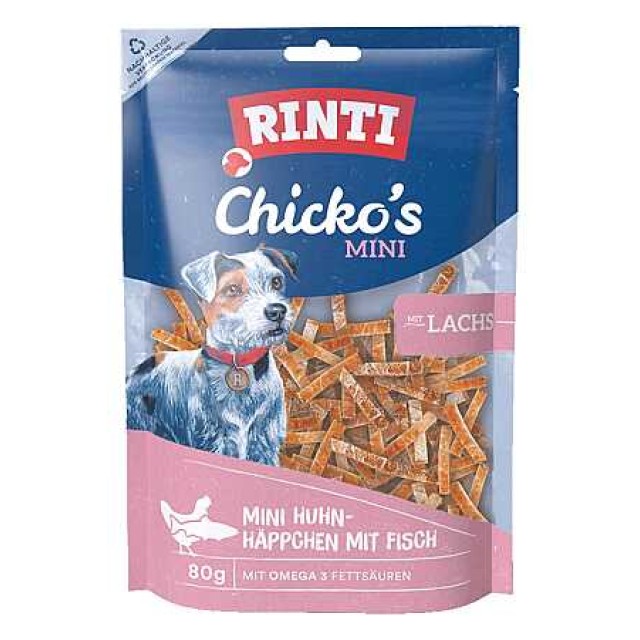 Rinti Chicko Tavuklu ve Somonlu Mini Köpek Ödülü 80gr