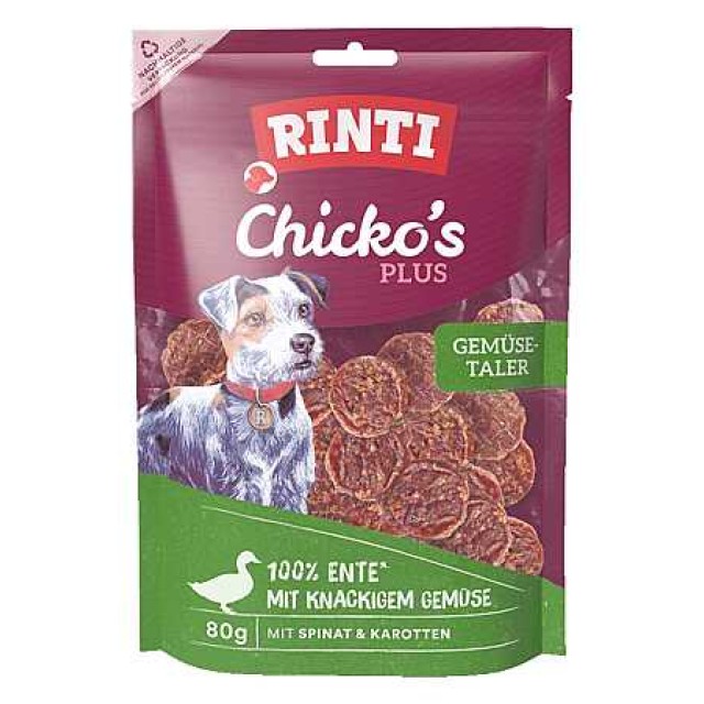 Rinti Chicko Ördekli ve Sebzeli Köpek Ödülü 80gr