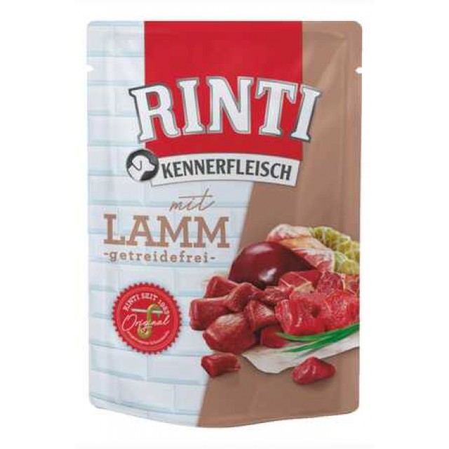 Rıntı Kuzu Etli Pouch Köpek Maması 400gr