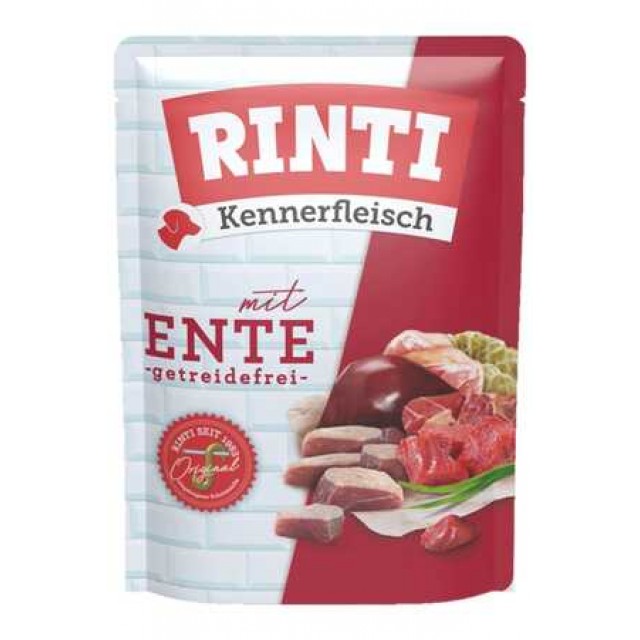 Rinti Ördek Etli Pouch Köpek Maması 400gr