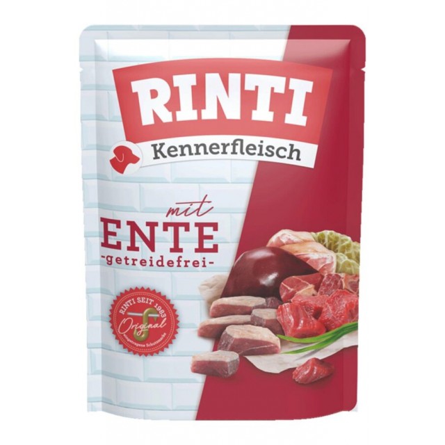 Rinti Ördek Etli Pouch Köpek Maması 400gr