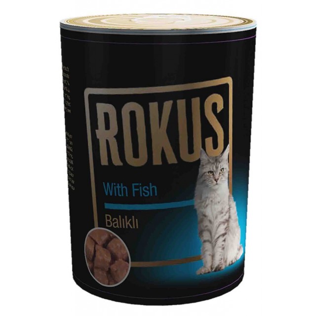 Rokus Balıklı Kedi Konservesi 410gr