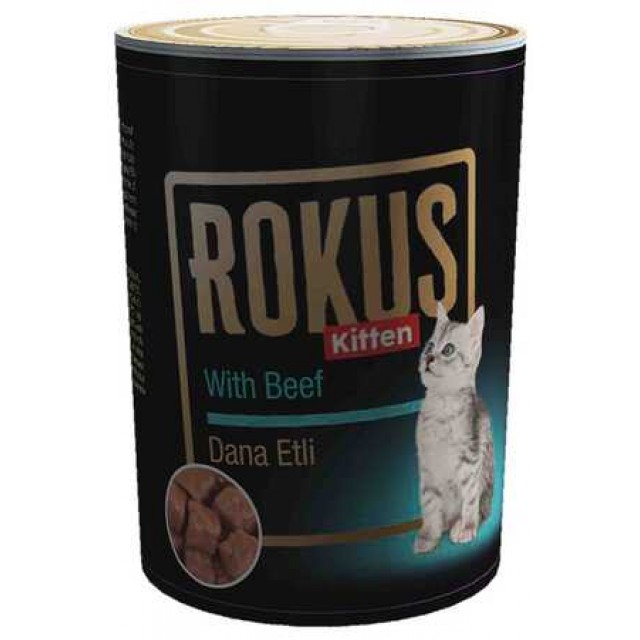 Rokus Dana Etli Yavru Kedi Konservesi 410gr