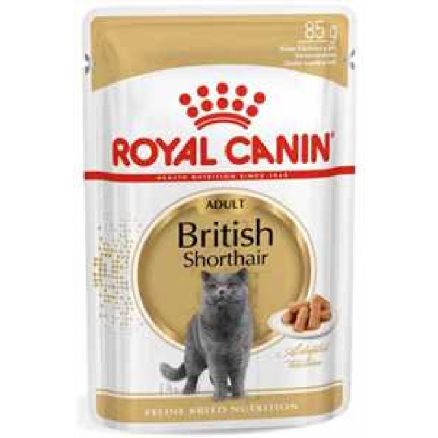 Royal Canin British Shorthair Yetişkin Kedi Konservesi 85gr