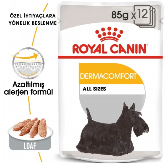 Royal Canin Dermacomfort Pouch Köpek Yaş Maması 85 Gr