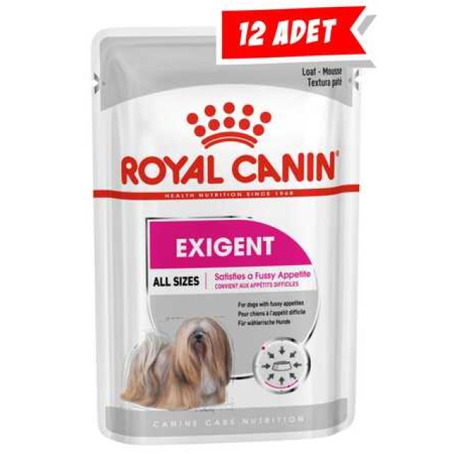 Royal Canin Exigent Seçici Köpek Konservesi 85gr (12 Adet)