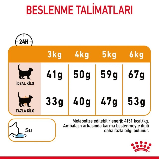 Royal Canin Hair & Skin Care Yetişkin Kedi Maması 4 Kg