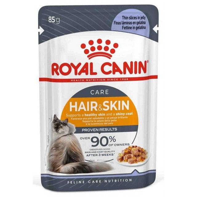 Royal Canin Hair & Skin Jöleli Kedi Konservesi 85gr