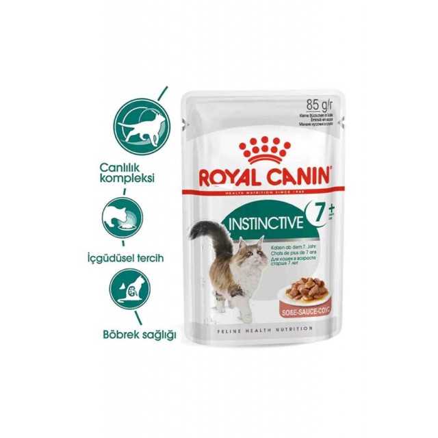 Royal Canin Instinctive +7 Yaşlı Kedi Konservesi 85gr