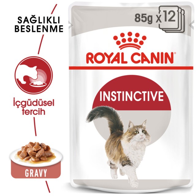 Royal Canin Instinctive Gravy Kedi Konservesi 85gr (12 Adet)