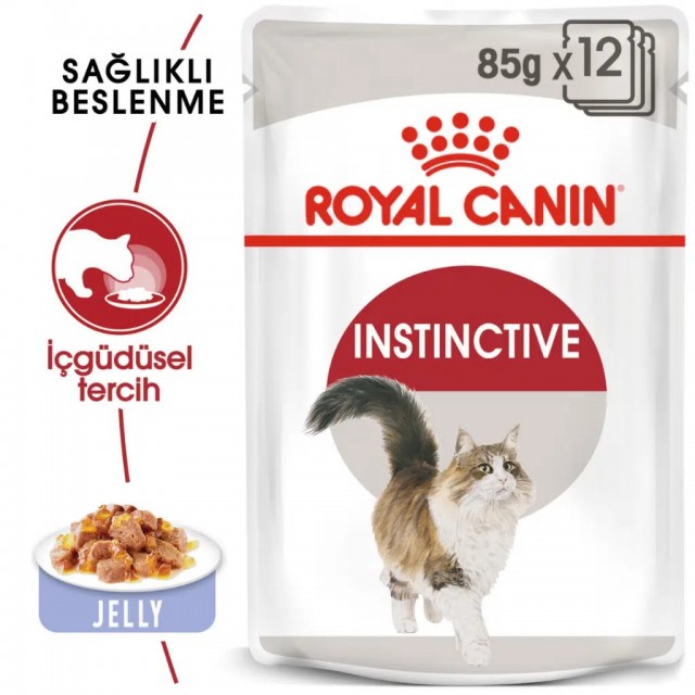 Royal Canin İnstinctive Jelly Pouch Kedi Yaş Maması 85 Gr