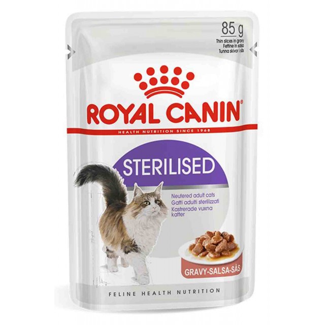 Royal Canin Gravy Kısırlaştırılmış Yetişkin Kedi Konservesi 85gr