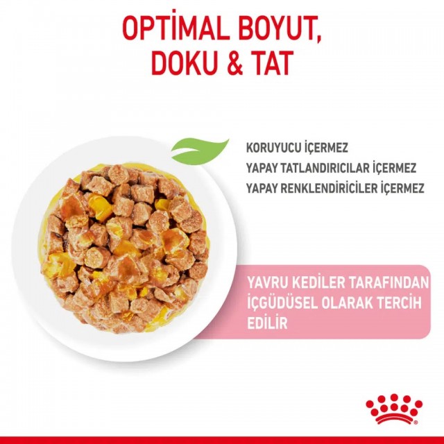 Royal Canin Kitten Jelly Pouch Yavru Kedi Yaş Maması 85 Gr