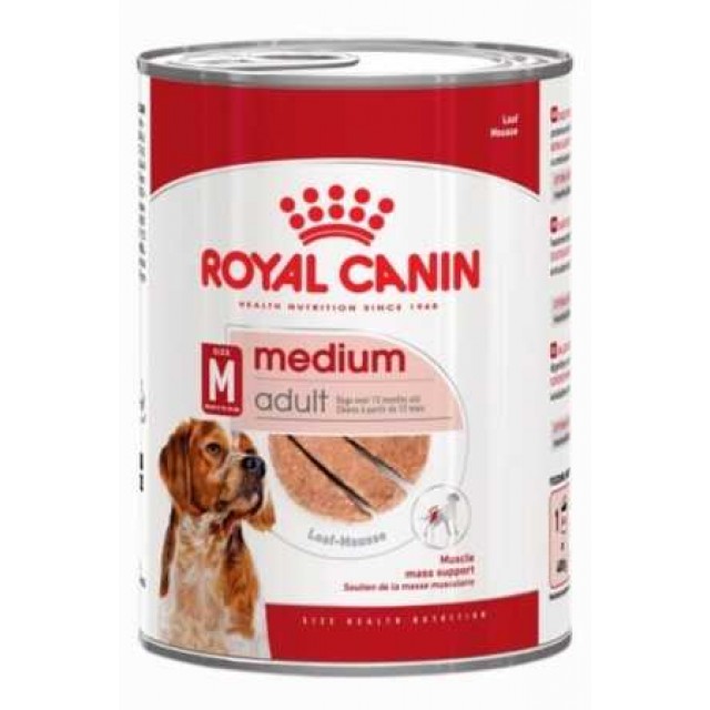 Royal Canin Loaf Mousse Orta Irk Ezme Yetişkin Köpek Konservesi 410gr