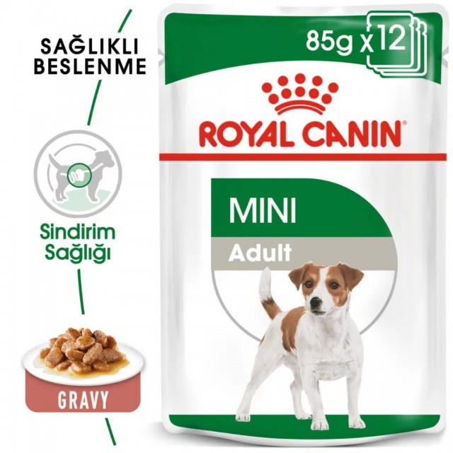 Royal Canin Mini Adult Gravy Pounch Köpek Yaş Maması 85 Gr
