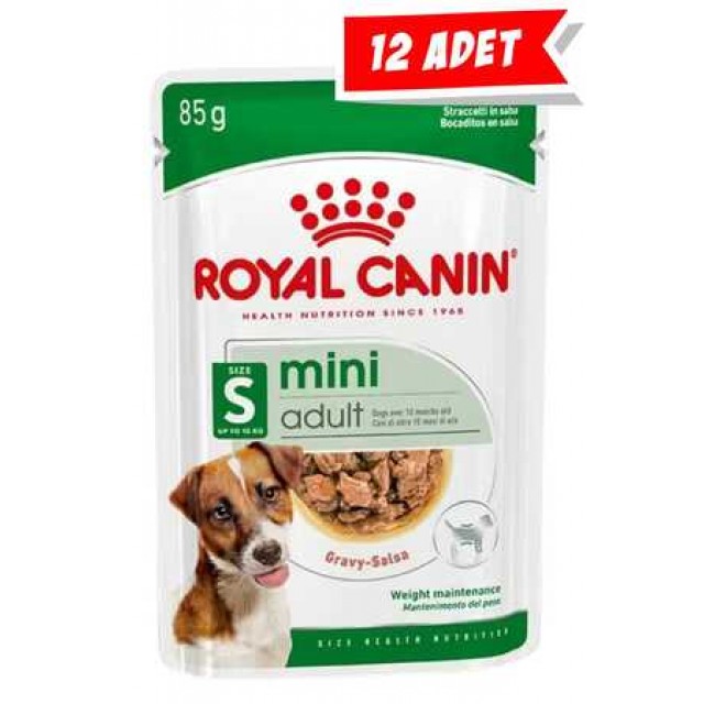 Royal Canin Mini Adult Küçük Irk Köpek Konservesi 85gr (12 Adet)
