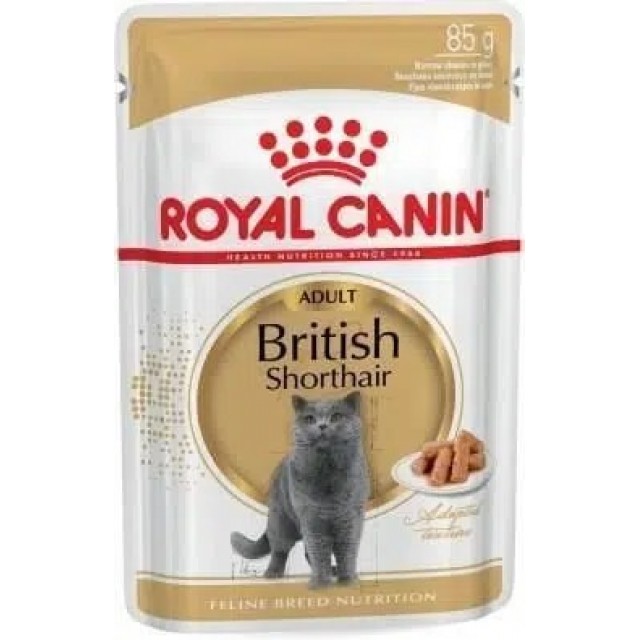 Royal Canin Pouch British Yetişkin Kedi Konservesi 85gr